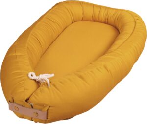 FILIBABBA Babynest, Golden Mustard