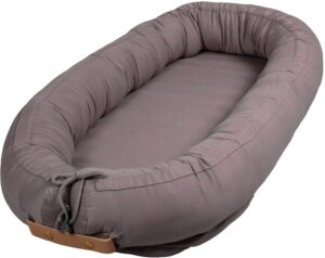 FILIBABBA Babynest Premium Kapok, Grey