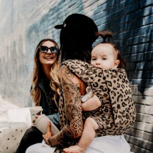 Fidella Fly Tai Bæresele - Leopard Guld - Toddler