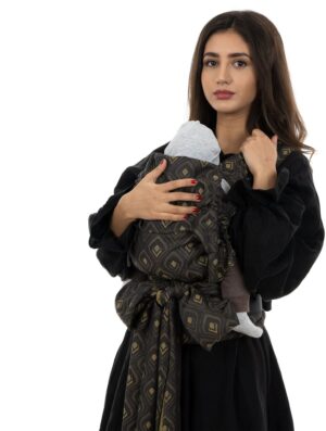 Fidella FlyClick Halfbuckle Bæresele, Peacock/Midnight Gold