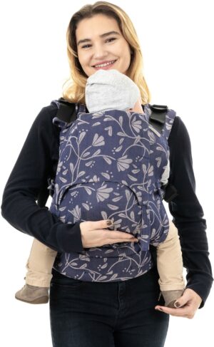 Fidella Fusion 2.0 Bæresele, Floral Touch/Eclipse Blue