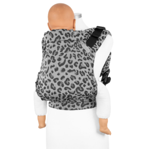 Fidella Fusion Fullbuckle Bæresele - Leopard Silver - Toddler