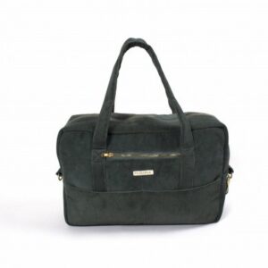 Filibabba Fløjls Mommy Bag - pine green