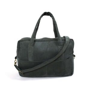 Filibabba Pusletaske Mommy bag fløjl - pine green