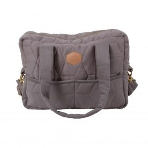 Filibabba Pusletaske Soft Quilt - dark grey