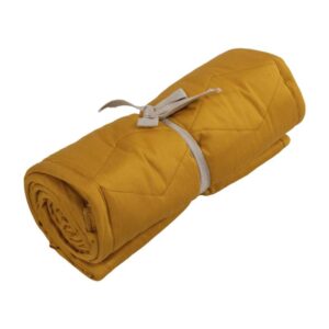 Filibabba Sengerand soft quilt - Golden mustard