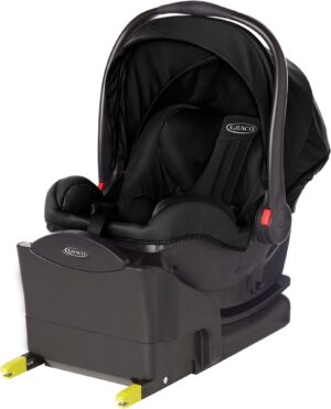 Graco Autostol Baby m. Base SnugRide i-Size, Midnight Black