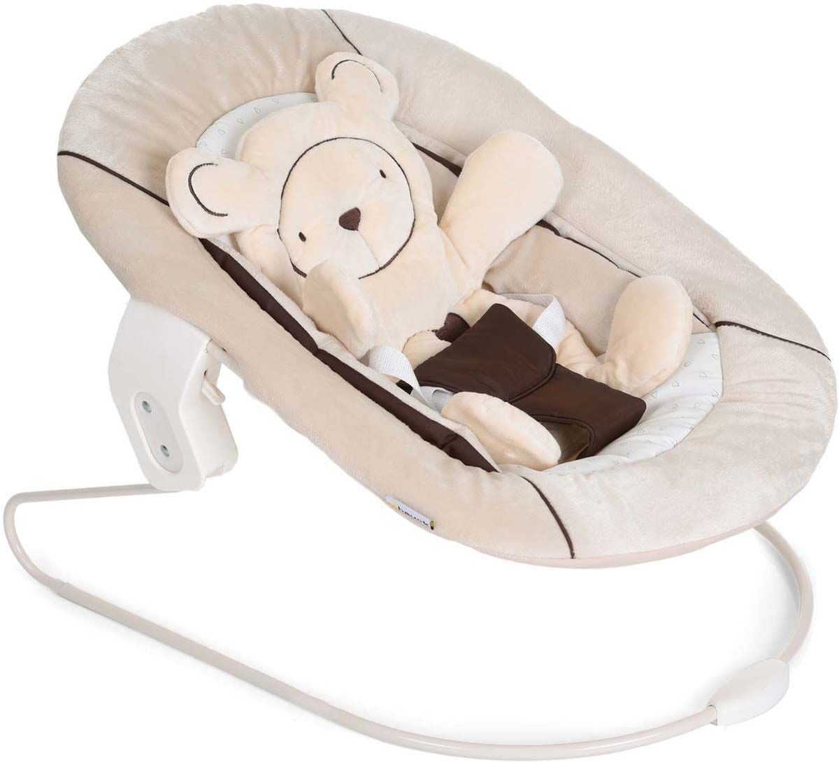 Hauck Alpha 2-i-1 Skråstol Hearts, Beige Hauck Alpha 2-i-1 Skråstol Hearts, Beige