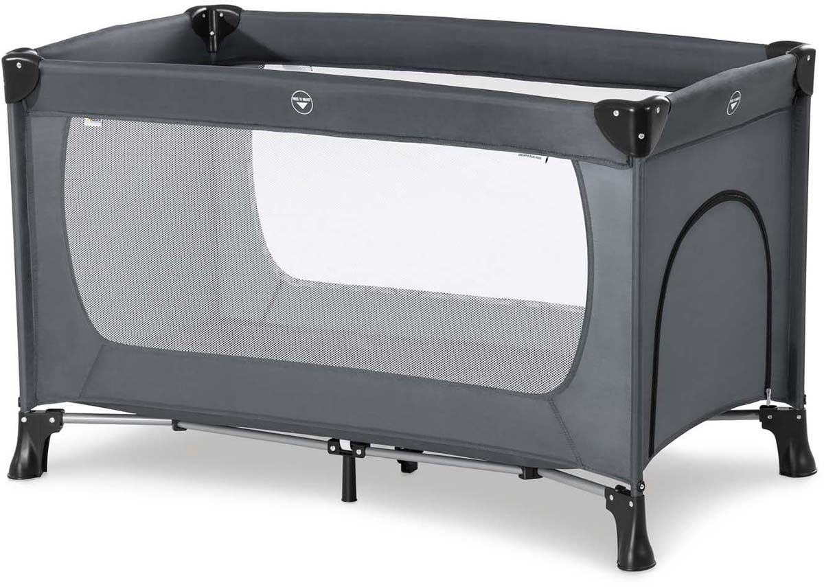 Hauck Dream N Play Plus Weekendseng, Grey Hauck Dream N Play Plus Weekendseng, Grey