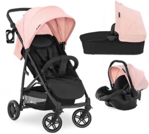 Hauck Rapid 4R Plus Triosæt, Rose