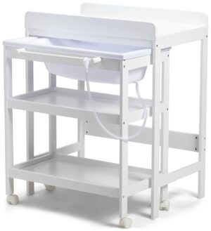 JLY Dreamed Puslebord med Badebalje, Hvid