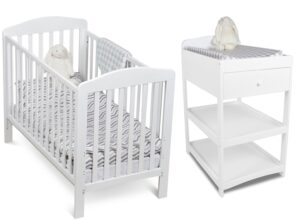JLY Dropside Tremmeseng & Dream Lux Puslebord, Hvid
