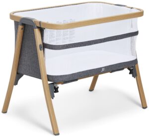 JLY Future Bedside Crib, Natur/Grå