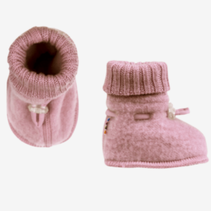 Joha Booties i uld - Old Rose