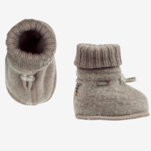 Joha Booties i uld - Sesame Melange