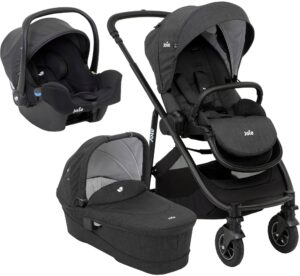 Joie Versatrax Duovogn inkl. i-Snug Autostol Baby, Pavement