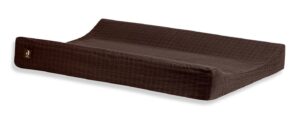 Jollein Puslepudebetræk Rynket Musselin 50x70cm, Chestnut