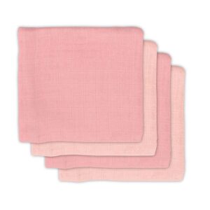 Jollein Stofble Bamboo 4-pak, Pale Pink