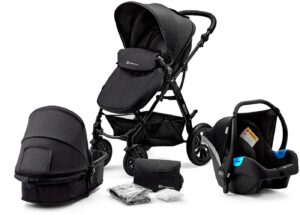 Kinderkraft Multipurpose 3-i-1 Moov Travelsystem, Black, Barnevogn