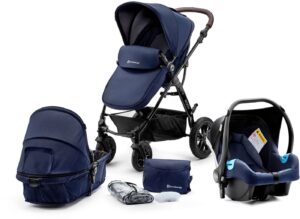 Kinderkraft Multipurpose 3-i-1 Moov Travelsystem, Navy, Barnevogn
