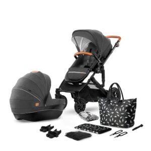 Kinderkraft PRIME 2i1 inkl. mommy bag - black antracite