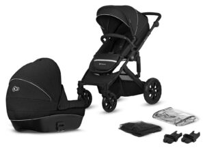 Kinderkraft Prime Duovogn, Black, Barnevogn