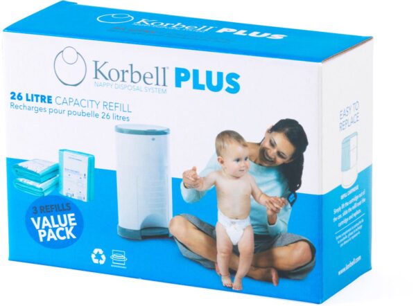 Korbell PLUS Refill 3-pack