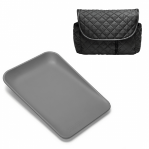 Leander Matty puslepude dusty grey + Tiny Republic pusletaske sort