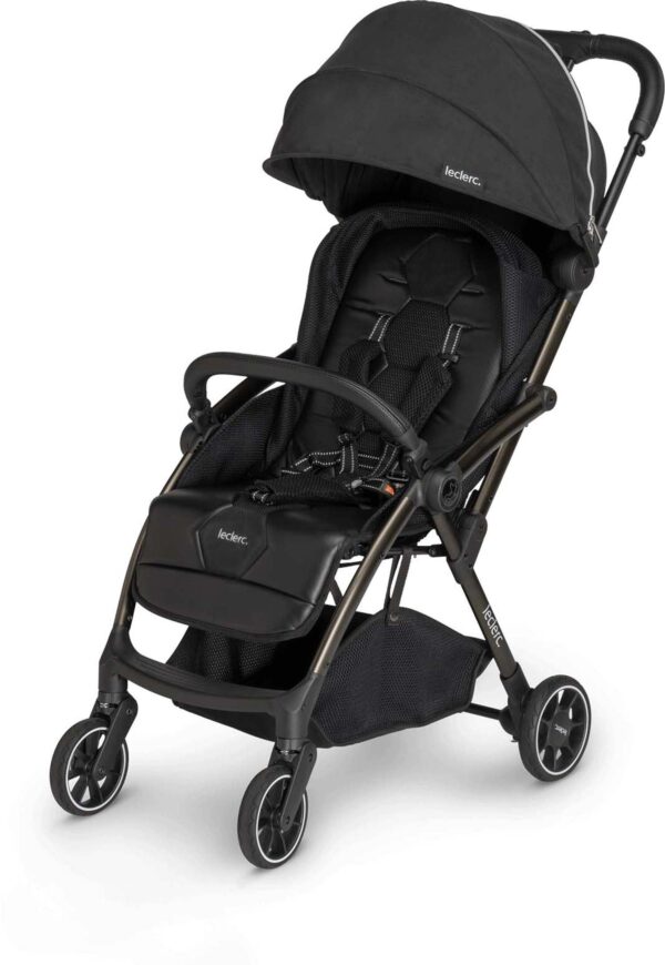 Leclerc Baby Hexagon Klapvogn, Carbon Black