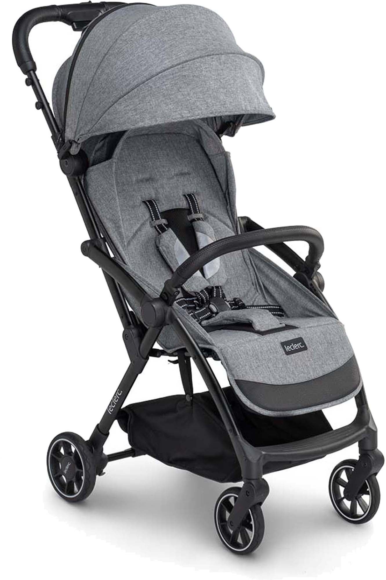 Leclerc Baby Influencer Klapvogn, Grey Melange Leclerc Baby Influencer Klapvogn, Grey Melange