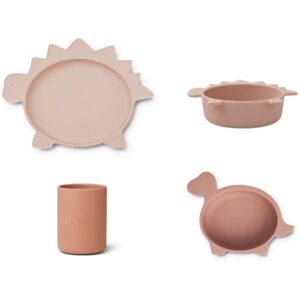 Liewood Cyrus Silicone Junior Set Dino Rose Multi Mix
