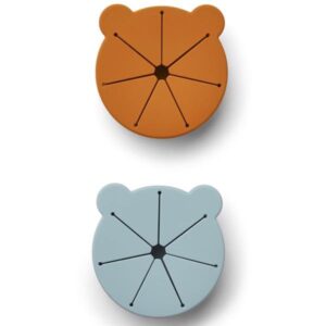 Liewood Kelly Snack Cup 2-Pak Mr Bear Sear Blue/Mustard Mix