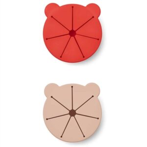 Liewood Kelly Snack Kop 2-Pak Apple Red Rose Mix
