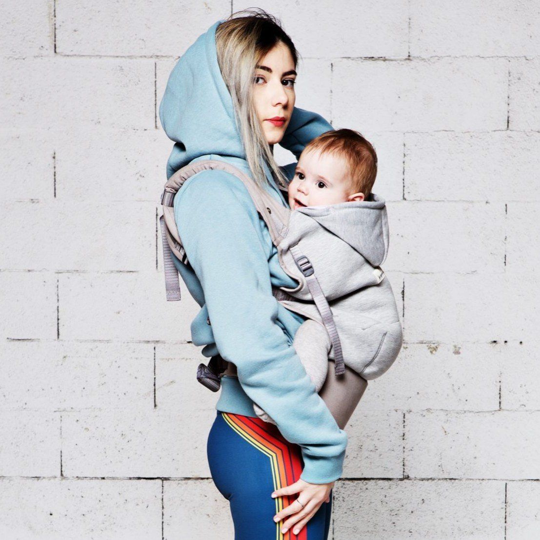Love Radius Bæresele - Hoodie Carrier - Lysegrå/athletic Grey Love Radius Bæresele - Hoodie Carrier - Lysegrå/athletic Grey