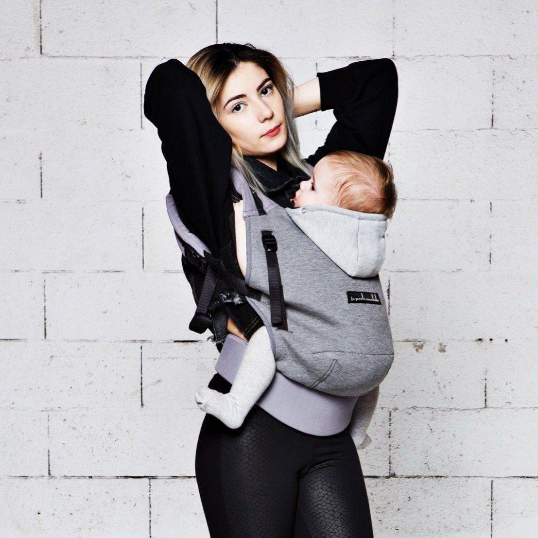 Love Radius Bæresele - Hoodie Carrier - Mørkegrå/flanel Grey Love Radius Bæresele - Hoodie Carrier - Mørkegrå/flanel Grey