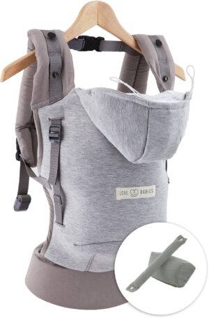 Love Radius HoodieCarrier inkl. Spædbarnsindlæg, Athletic Grey