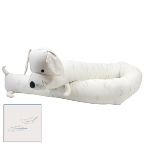 Mamamilla Sengerand Hund - Blue Feathers