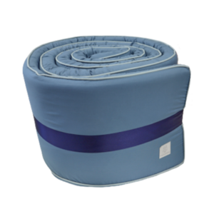 Mamamilla Sengerand i Økologisk Bomuld - Dusty Dark Blue