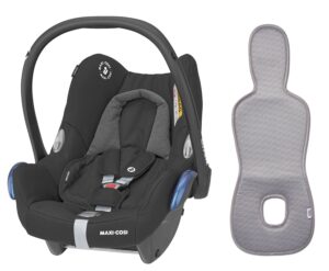 Maxi-Cosi CabrioFix Autostol Baby inkl. Ventilerende Hynde, Black/Grey