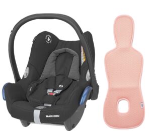 Maxi-Cosi CabrioFix Autostol Baby inkl. Ventilerende Hynde, Black/Mellow Rose