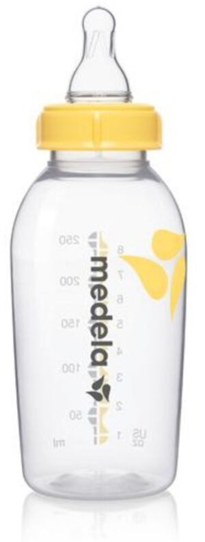 Medela Brystmælksflaske 250 ml Sut M