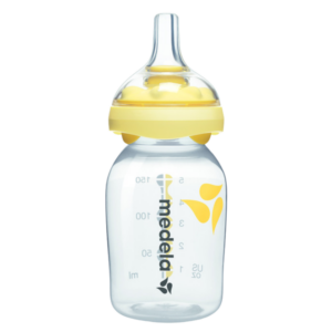 Medela- Calma - Sutteflaske Sut med Tilhørende 150 Ml Sutteflaske