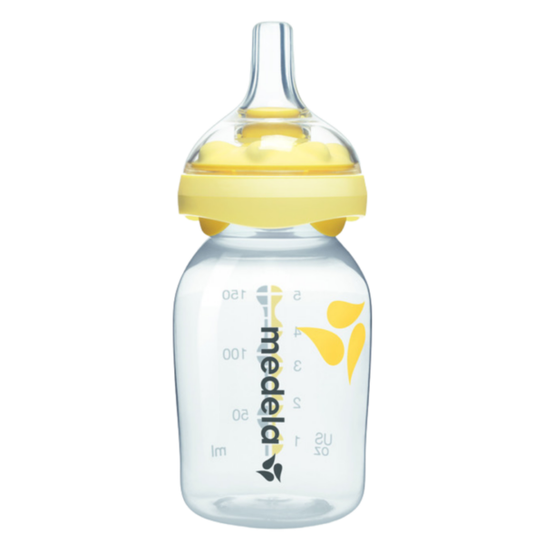 Medela- Calma - Sutteflaske Sut med Tilhørende 150 Ml Sutteflaske