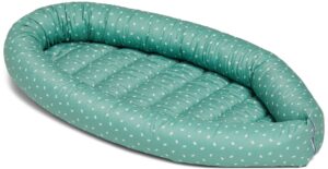 Minitude Babynest Blossom, Green/Snow White