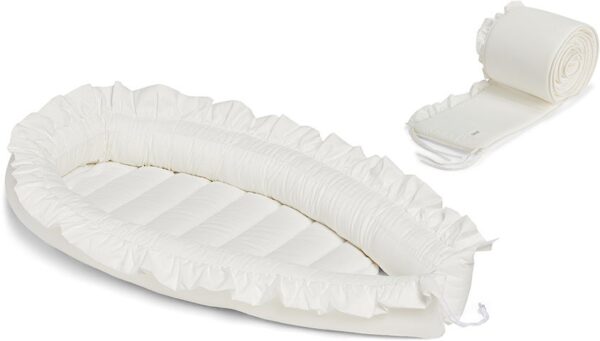 Minitude Babynest Sovepakke med Sengerand, Snow White