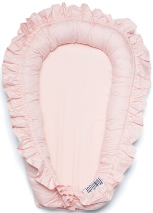 Minitude Babynest m. Flæse, Chalk Pink