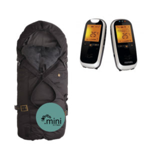 Neonate BC6500D Babyalarm + Sleepbag Mini Sort/Grå