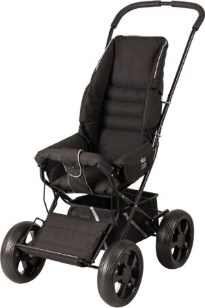 Nordic Crown Sporty Klapvogn, Sort