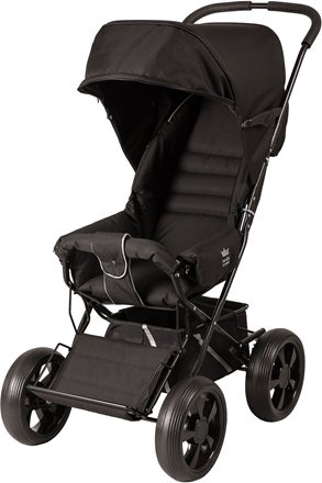 Nordic Crown Sporty Klapvogn m. Kaleche, Sort