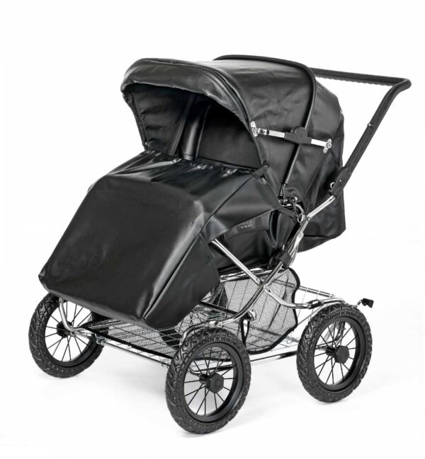 NordicCrown Duette Kørepose, Black Leather